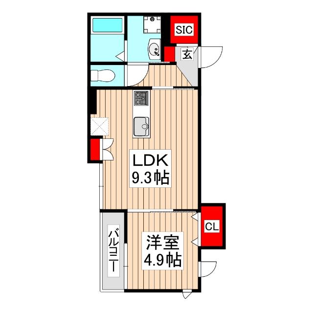 ソラーナ（102） 間取り図画像