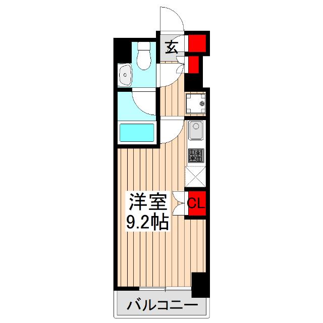 パークアクシス赤塚（705） 間取り図画像