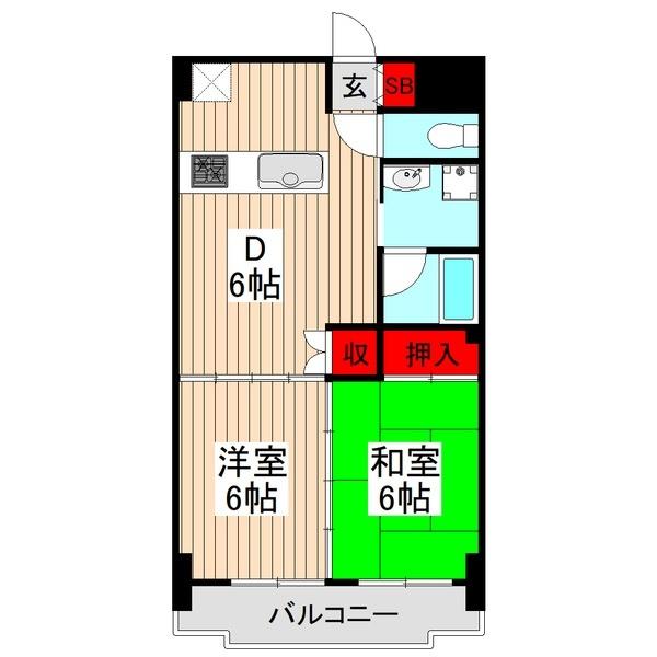カーサ・プリモ（408） 間取り図画像