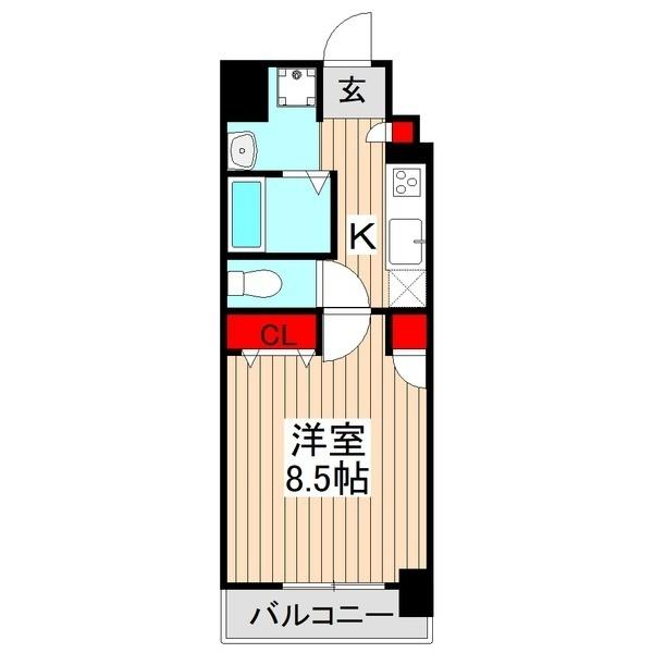 リヴェール（203） 間取り図画像