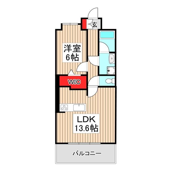 ＥＮＳＥＭＢＬＥ（102） 間取り図画像