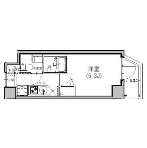 S-RESIDENCE成増CLAIR（401） 間取り図画像