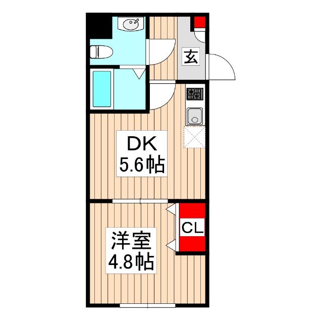 フラシア東武練馬（202） 間取り図画像