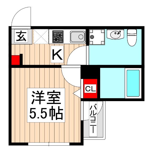モダンアパートメント上板橋（202） 間取り図画像