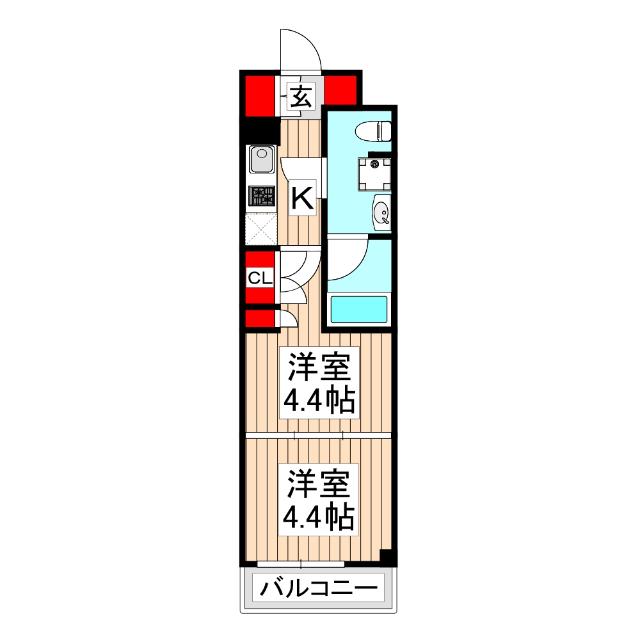 ARCOBALENOTOBU?NERIMA（504） 間取り図画像