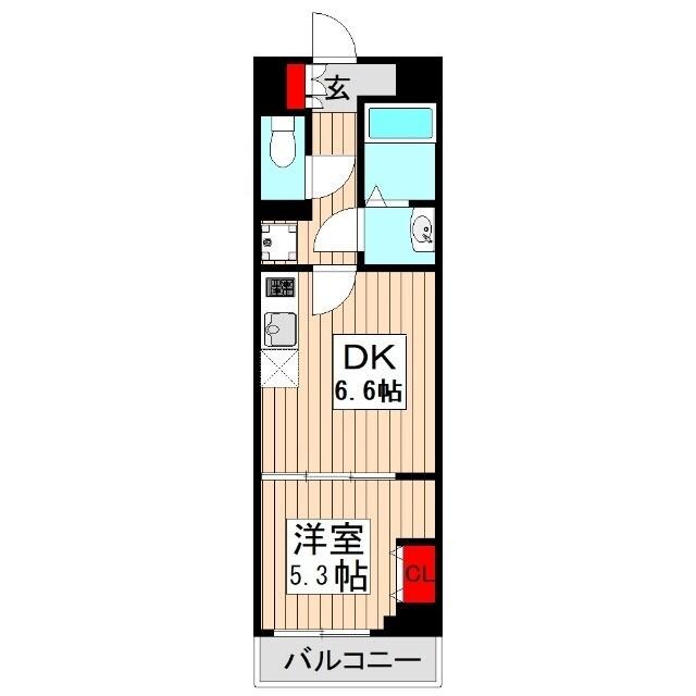 ジェノヴィア練馬春日町スカイガーデン（603） 間取り図画像