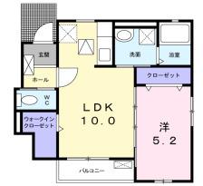朝霞市岡アパート 間取り図画像