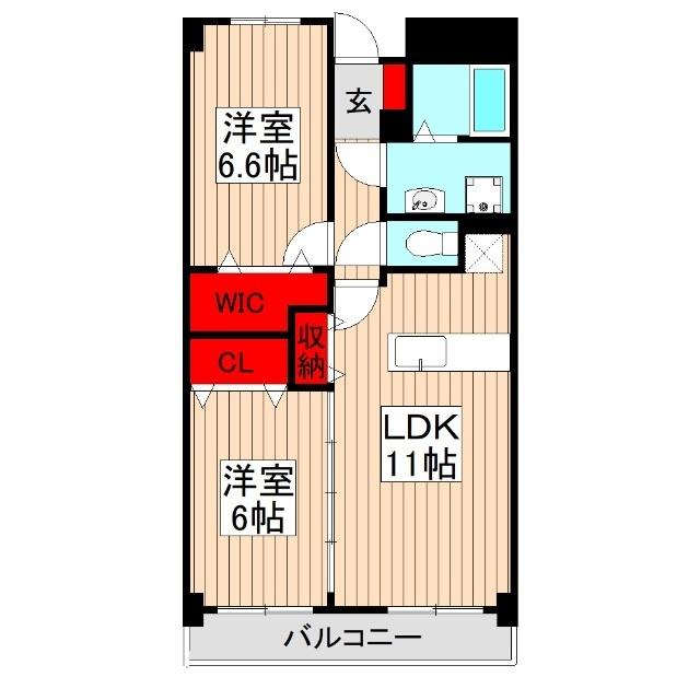 sunnyside志木Ⅱ（206） 間取り図画像