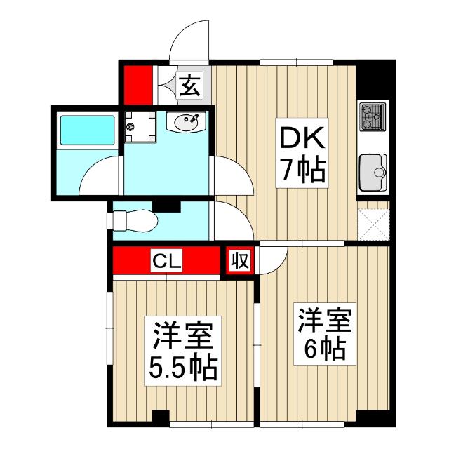 ハウスＴＭ（101） 間取り図画像