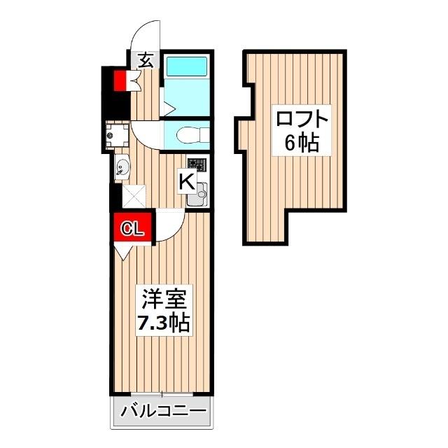 フェルメール朝霞台（303） 間取り図画像