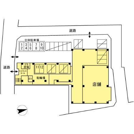 フリーダム光が丘Ⅲ（701） 地形図・案内図