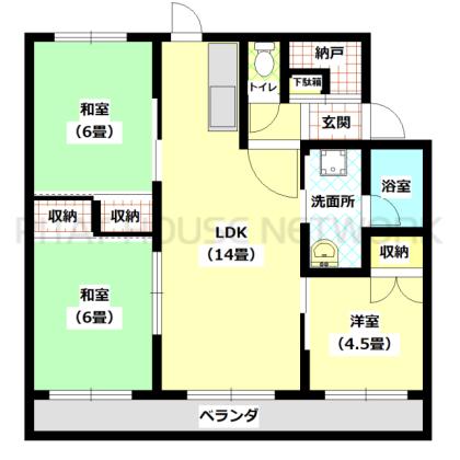  間取り図写真