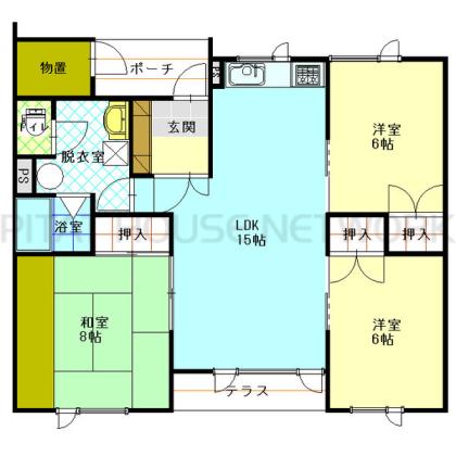  間取り図写真
