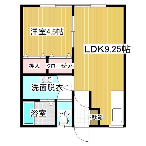 間取りは反転タイプになります