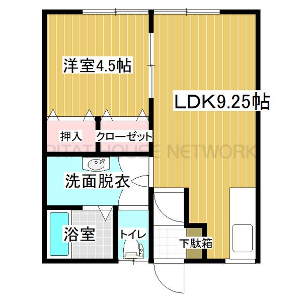 間取りは反転タイプになります