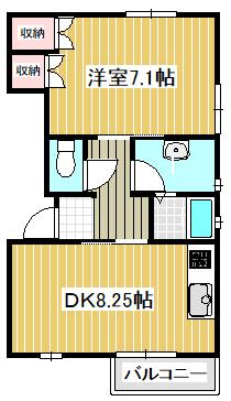 コーポN（201） 間取り図画像