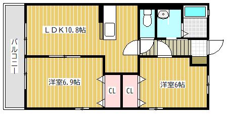 リヴェール兵庫（101） 間取り図画像