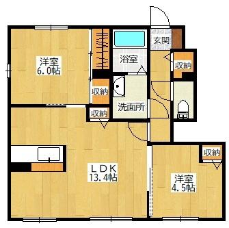 グリーンファースト・みやこ（103） 間取り図画像