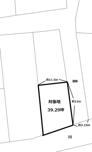 中の小路 売土地 区画図