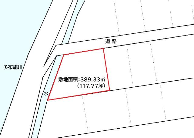 高木瀬西4丁目　土地 区画図