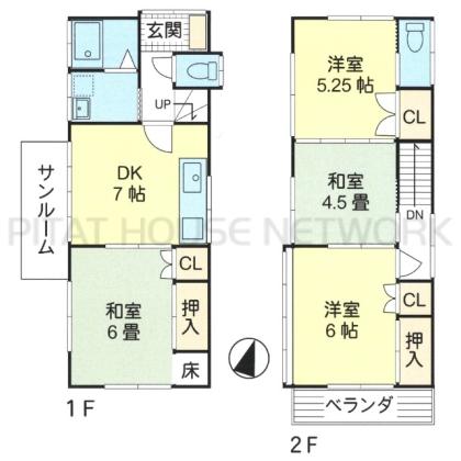 間取り図写真