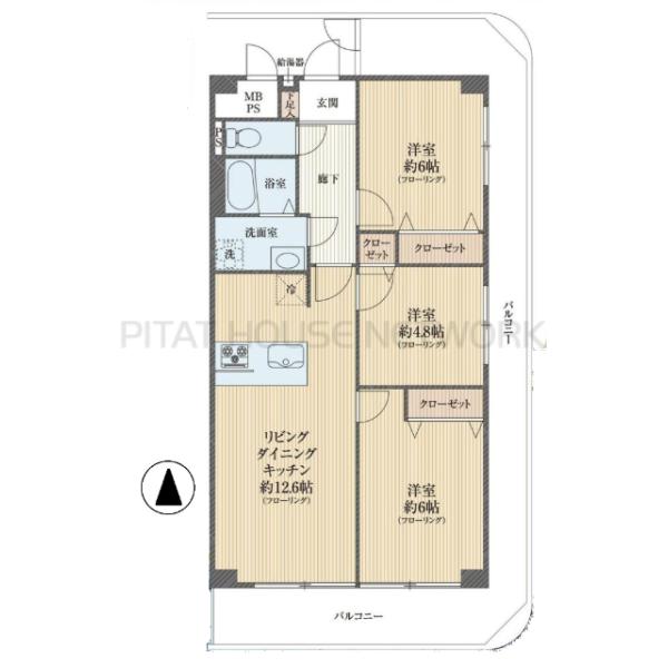 角部屋、日当たり良好