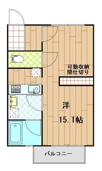 メープルコート（B-5） 間取り図画像