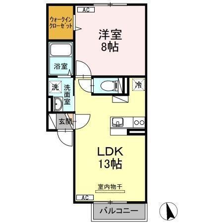 ファミールＪＩＮＢＡ（102） 間取り図画像