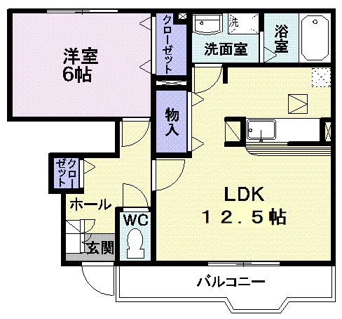 キルシェ　プラッツ（102） 間取り図画像