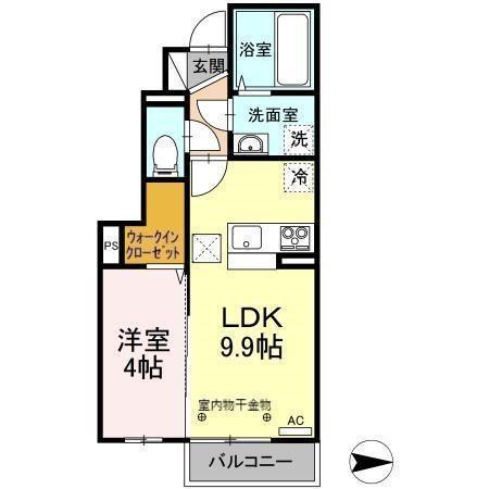 オーブ南館（101） 間取り図画像