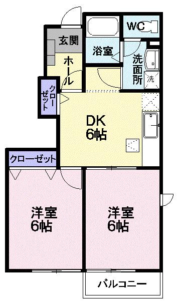 リッチオークヒルズ　Ｂ（211） 間取り図画像