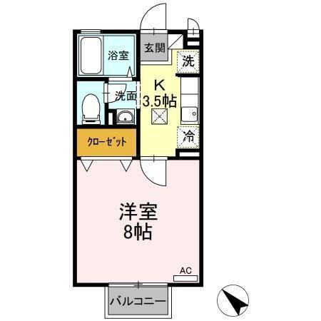 サブリナガーデン（103） 間取り図画像