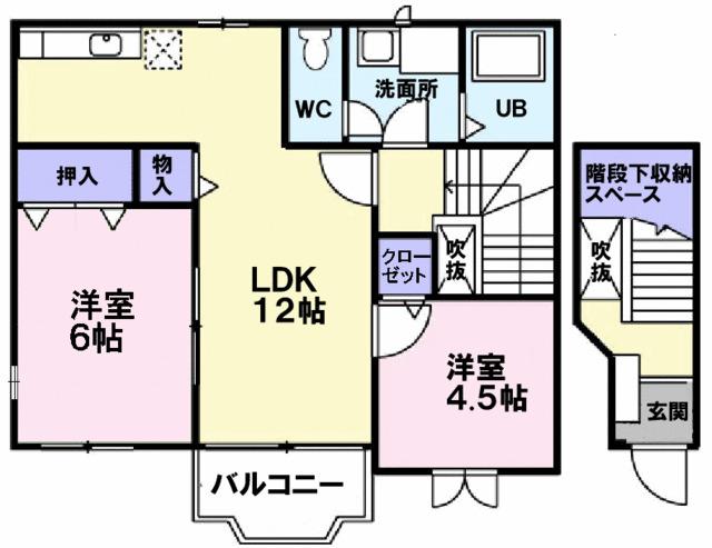 サウス・ウィンド　Ⅱ（201） 間取り図画像