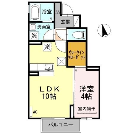 クラリス（102） 間取り図画像