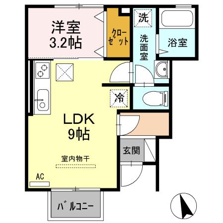 アビテ吉原（101） 間取り図画像