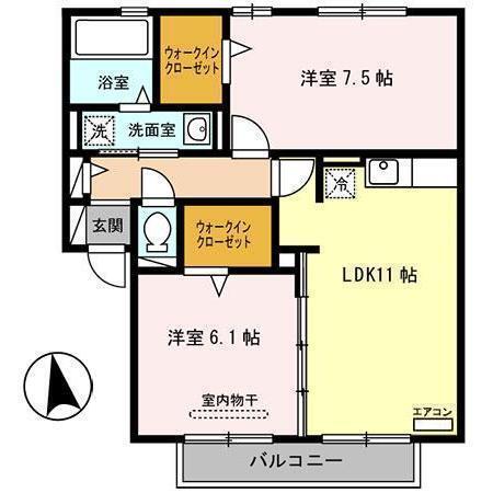Ｔ−スクエア（202） 間取り図画像
