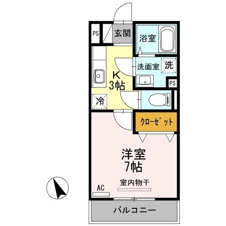 セレッソ ソレアードＮ（205） 間取り図画像