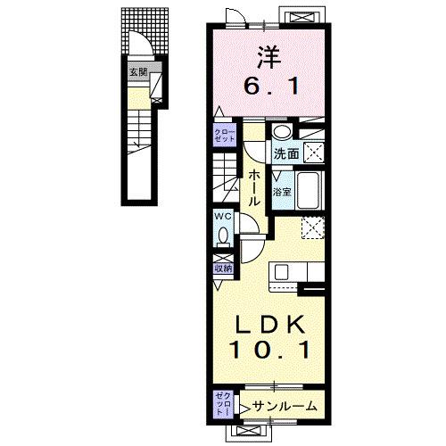 ソールオリエンス（202） 間取り図画像