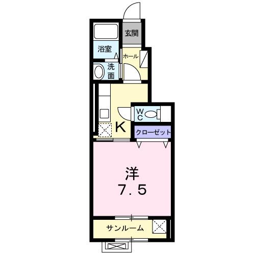 ル・クラージュ２（103） 間取り図画像