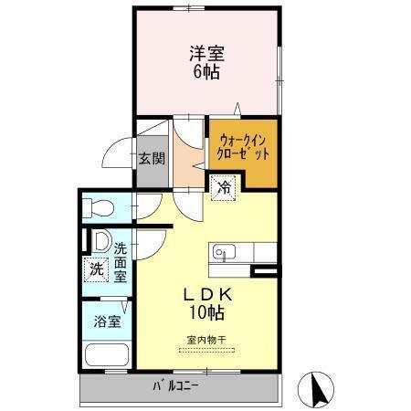 エアフォルク　Ｃ（301） 間取り図画像