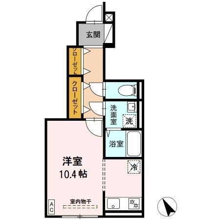 ムーンライトテラス（105） 間取り図画像