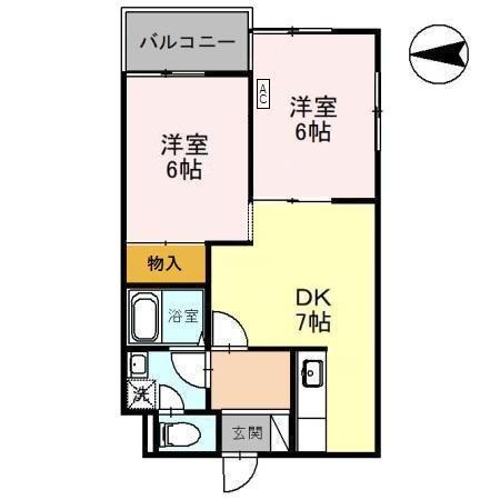 ＫＵハイツ（301） 間取り図画像