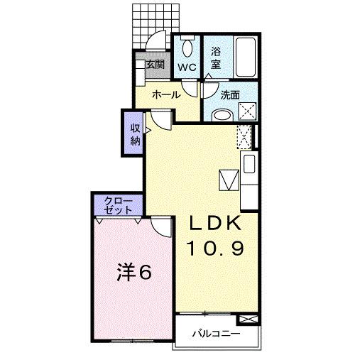 モルセラグランデⅠ（102） 間取り図画像