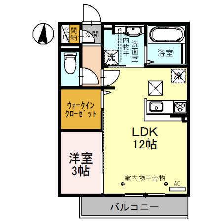 セジュールMM（103） 間取り図画像
