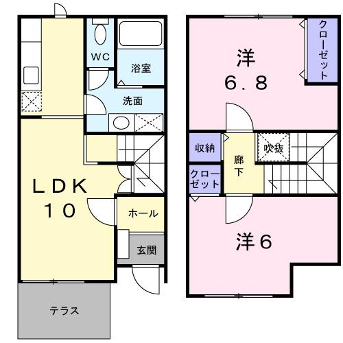 はなみずき（102） 間取り図画像