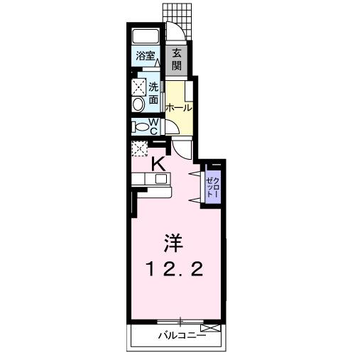 プラシード（103） 間取り図画像