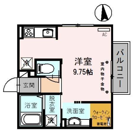 ティエリア２（101） 間取り図画像