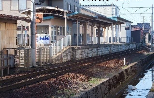 北陸鉄道石川線　野々市工大前駅：2600m