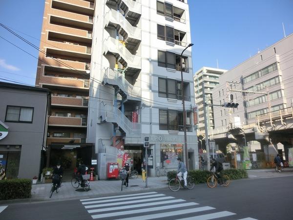 大阪玉造郵便局：168m