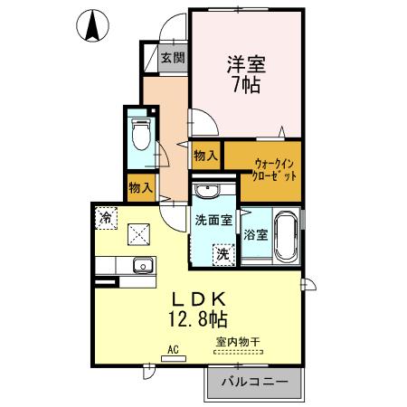 グレース　A棟（101） 間取り図画像